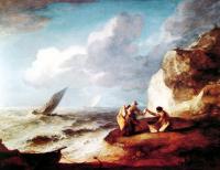 Gainsborough, Thomas - A Rocky Coastal Scene
